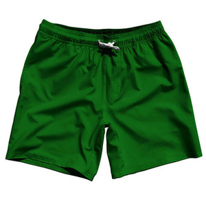 Green Hunter Blank 7" Swim Shorts Made in USA by Ultras Green Hunter Blank 7" Swim Shorts Made in USA by Ultras