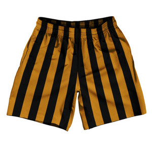 Burnt Orange & Black Vertical Stripe Athletic Running Fitness Exercise Shorts 7" Inseam Shorts Made In USA by Ultras Burnt Orange & Black Vertical Stripe Athletic Running Fitness Exercise Shorts 7" Inseam Shorts Made In USA by Ultras