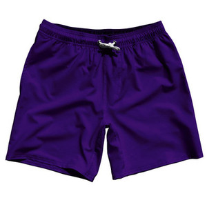 Purple Violet Laker Blank 7" Swim Shorts Made in USA by Ultras Purple Violet Laker Blank 7" Swim Shorts Made in USA by Ultras