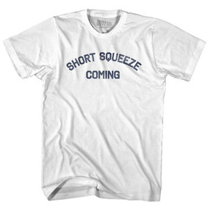 Short Squeeze Coming Womens Cotton Junior Cut T-Shirt by Ultras