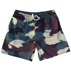 Army Camo Woodland Athletic Fleece Sweatshorts Made In USA - Camo Army Camo Woodland Athletic Fleece Sweatshorts Made In USA - Camo