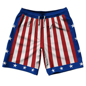 The Champ 10" Swim Shorts Made in USA - Red The Champ 10" Swim Shorts Made in USA - Red