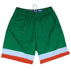Ireland Flag Shorts Lacrosse Shorts Made in USA - Kelly Ireland Flag Shorts Lacrosse Shorts Made in USA - Kelly