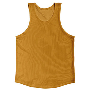 Orange Burnt See Through Mesh Sheer Athletic Tank Top - Orange Burnt Orange Burnt See Through Mesh Sheer Athletic Tank Top - Orange Burnt