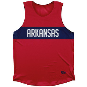 Arkansas Finish Line Athletic Tank Top-Red Arkansas Finish Line Athletic Tank Top-Red