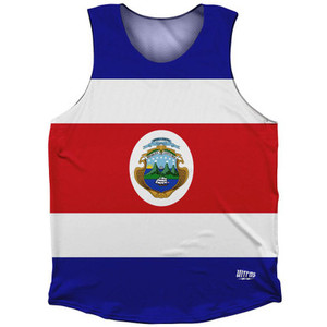 Costa Rica Country Flag Athletic Tank Top by Ultras Costa Rica Country Flag Athletic Tank Top by Ultras