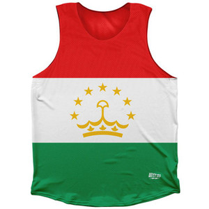 Tanzania Country Flag Athletic Tank Top Made in USA - Green Blue Tanzania Country Flag Athletic Tank Top Made in USA - Green Blue
