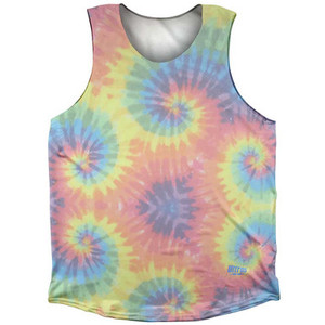 Tie Dye Washed Out Athletic Tank Top-Tie Dye Tie Dye Washed Out Athletic Tank Top-Tie Dye