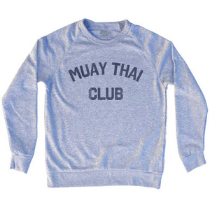 Muay Thai Club Adult Tri-Blend Sweatshirt Heather Grey
