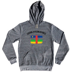 Central African Republic Country Flag Heritage Tri-Blend Hoodie by Ultras Central African Republic Country Flag Heritage Tri-Blend Hoodie by Ultras