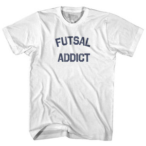 Futsal Addict Womens Cotton Junior Cut T-Shirt - White