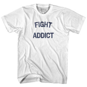 Fight Addict Womens Cotton Junior Cut T-Shirt - White