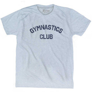 Gymnastics Club Adult Tri-Blend T-shirt Athletic White