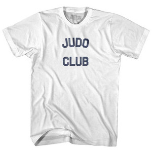 Judo Club Womens Cotton Junior Cut T-Shirt White