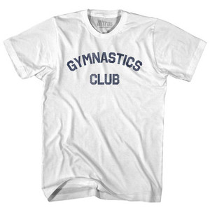 Gymnastics Club Youth Cotton T-shirt White Gymnastics Club Youth Cotton T-shirt White