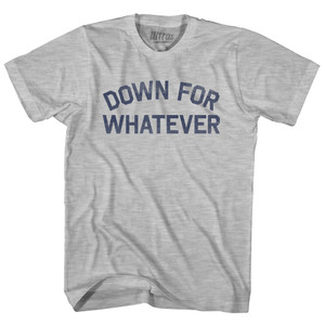 Down For Whatever Youth Cotton T-shirt - Grey Heather Down For Whatever Youth Cotton T-shirt - Grey Heather