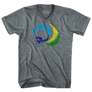 Cosmos Skull Soccer Tri-Blend V-Neck Womens Junior Cut T-Shirt by Ultras Cosmos Skull Soccer Tri-Blend V-Neck Womens Junior Cut T-Shirt by Ultras