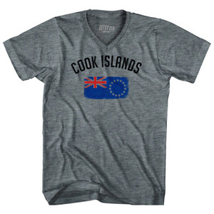 Cook Islands Country Flag Heritage Tri-Blend V-Neck Womens Junior Cut T-Shirt by Ultras Cook Islands Country Flag Heritage Tri-Blend V-Neck Womens Junior Cut T-Shirt by Ultras