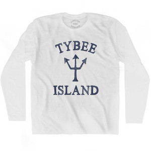 Georgia Tybee Island Trident Adult Cotton Long Sleeve T-Shirt by Ultras