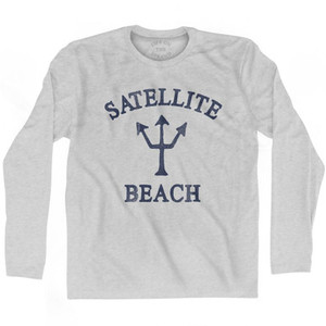Florida Satellite Beach Trident Adult Cotton Long Sleeve T-Shirt by Ultras Florida Satellite Beach Trident Adult Cotton Long Sleeve T-Shirt by Ultras