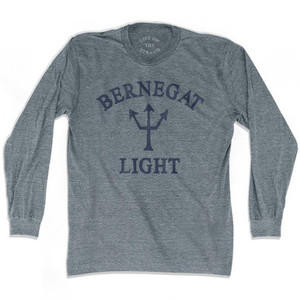 New Jersey Bernegat Light Trident Adult Tri-Blend Long Sleeve T-Shirt by Ultras