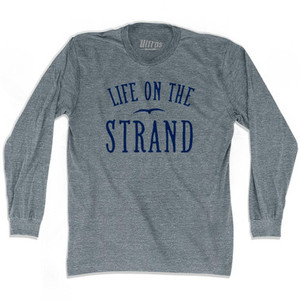 Life On The Strand Seagull Adult Tri-Blend Long Sleeve T-Shirt by Ultras Life On The Strand Seagull Adult Tri-Blend Long Sleeve T-Shirt by Ultras