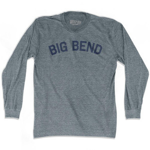 Big Bend Adult Tri-Blend Long Sleeve T-Shirt by Ultras