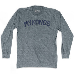 Mykonos Adult Tri-Blend Long Sleeve T-shirt by Ultras Mykonos Adult Tri-Blend Long Sleeve T-shirt by Ultras