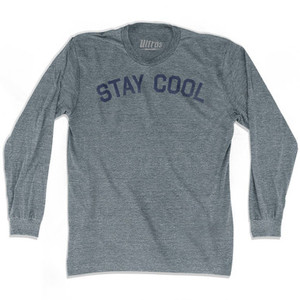 Stay Cool Adult Tri-Blend Long Sleeve T-shirt by Ultras