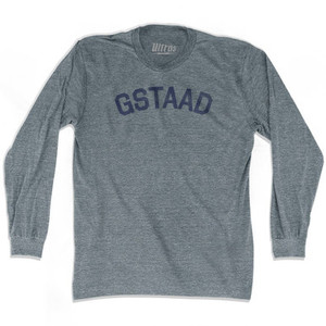 Gstaad Adult Tri-Blend Long Sleeve T-shirt by Ultras Gstaad Adult Tri-Blend Long Sleeve T-shirt by Ultras