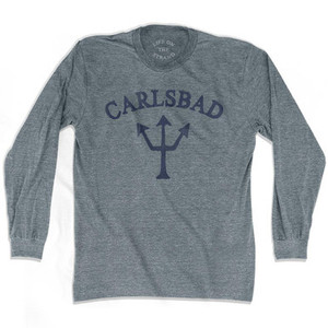 California Carlsbad Trident Adult Tri-Blend Long Sleeve by Life On the Strand