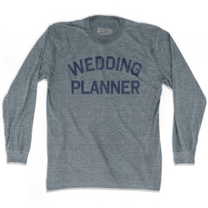 Wedding Planner Adult Tri-Blend Long Sleeve T-shirt by Ultras Wedding Planner Adult Tri-Blend Long Sleeve T-shirt by Ultras