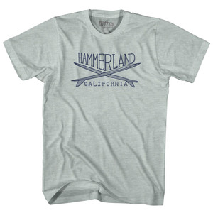 Hammerland Surf Adult Tri-Blend T-shirt - Athletic Cool Grey Hammerland Surf Adult Tri-Blend T-shirt - Athletic Cool Grey