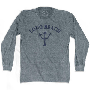 California Long Beach Trident Adult Tri-Blend Long Sleeve by Life On the Strand California Long Beach Trident Adult Tri-Blend Long Sleeve by Life On the Strand