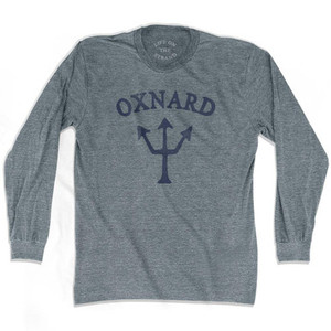 California Oxnard Trident Adult Tri-Blend Long Sleeve by Life On the Strand California Oxnard Trident Adult Tri-Blend Long Sleeve by Life On the Strand