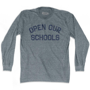 Open Our Schools Adult Tri-Blend Long Sleeve T-Shirt T-Shirt for Sale | Ultras, Tees, Shirts, Buy Now Open Our Schools Adult Tri-Blend Long Sleeve T-Shirt T-Shirt for Sale | Ultras, Tees, Shirts, Buy Now