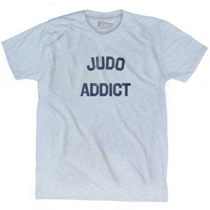 Judo Addict Adult Tri-Blend T-shirt - Athletic White Judo Addict Adult Tri-Blend T-shirt - Athletic White