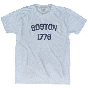 Boston 1776 Adult Tri-Blend T-shirt - Athletic White