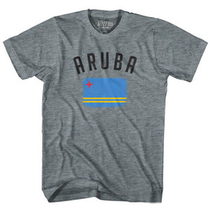 Aruba Country Flag Heritage Youth Tri-Blend T-Shirt by Ultras Aruba Country Flag Heritage Youth Tri-Blend T-Shirt by Ultras