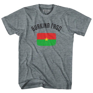 Burkina Faso Country Flag Heritage Youth Tri-Blend T-Shirt by Ultras