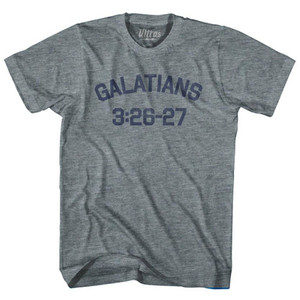 Galatians 3 26-27 Youth Tri-Blend T-Shirt by Ultras Galatians 3 26-27 Youth Tri-Blend T-Shirt by Ultras