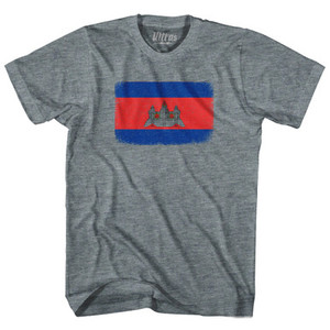 Cambodia Country Flag Youth Tri-Blend T-Shirt by Ultras Cambodia Country Flag Youth Tri-Blend T-Shirt by Ultras