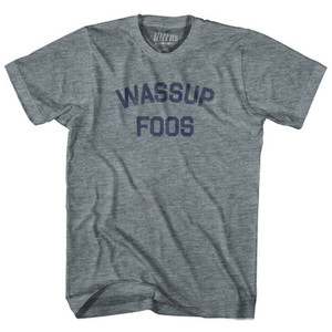 Wassup Foos Youth Tri-Blend T-shirt by Ultras Wassup Foos Youth Tri-Blend T-shirt by Ultras