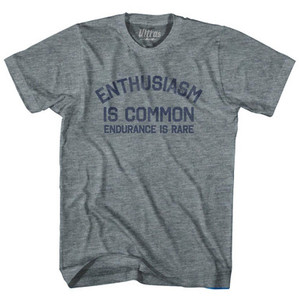 Enthusiasm Is Common Endurance Is Rare Youth Tri-Blend T-Shirt By Ultras Enthusiasm Is Common Endurance Is Rare Youth Tri-Blend T-Shirt By Ultras