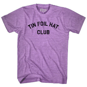 Tin Foil Hat Club Adult Tri-Blend T-shirt - Athletic Red