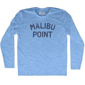 Malibu Point Adult Tri-Blend Long Sleeve T-shirt - Athletic Blue