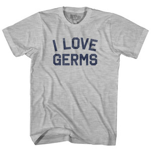 I Love Germs Youth Cotton T-shirt - Grey Heather I Love Germs Youth Cotton T-shirt - Grey Heather
