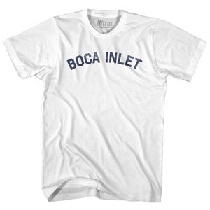 Boca Inlet Youth Cotton T-shirt - White Boca Inlet Youth Cotton T-shirt - White