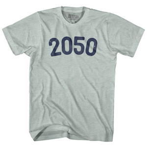 2050 Year Celebration Adult Tri-Blend T-shirt - Athletic Cool Grey 2050 Year Celebration Adult Tri-Blend T-shirt - Athletic Cool Grey