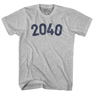 2040 Year Celebration Womens Cotton Junior Cut T-Shirt - Grey Heather 2040 Year Celebration Womens Cotton Junior Cut T-Shirt - Grey Heather